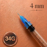 aiguille hypodermique 34G 4mm micro injection superficielle précision