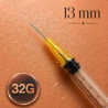 aiguille hypodermique 32G 13mm injection esthétique précision fluide